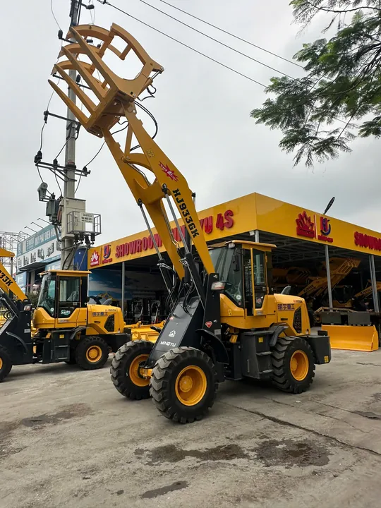 Máy Xúc Lật Kẹp Gỗ HJ933GK
